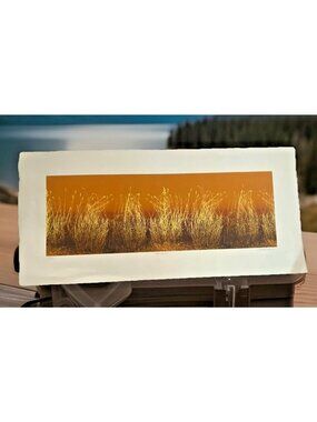 Long Weeds by L. Sacco R. Ehrlich Signed Numbered Serigraph Silkscreen Rustic